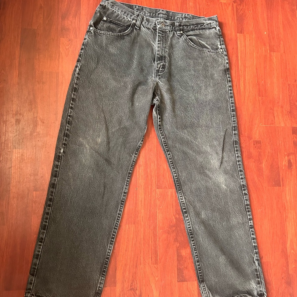 Men's Black Wrangler Jeans